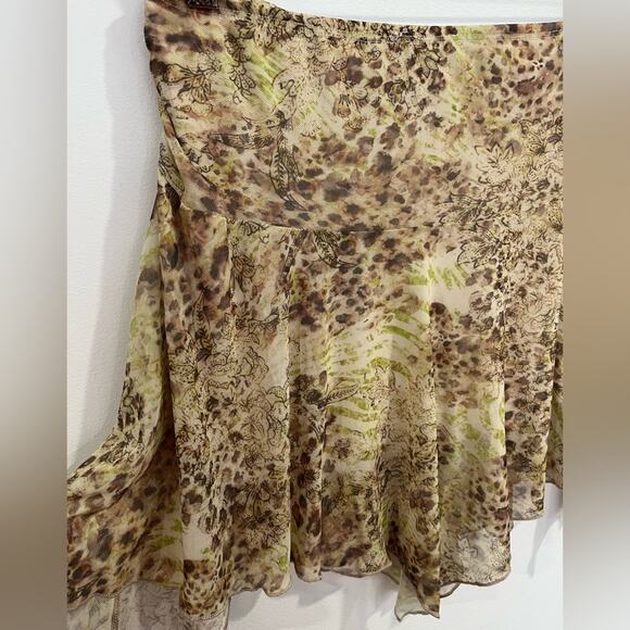 Asymetrical Y2k Mini Skirt Fairy Whimsigoth XL - Picture 6 of 6